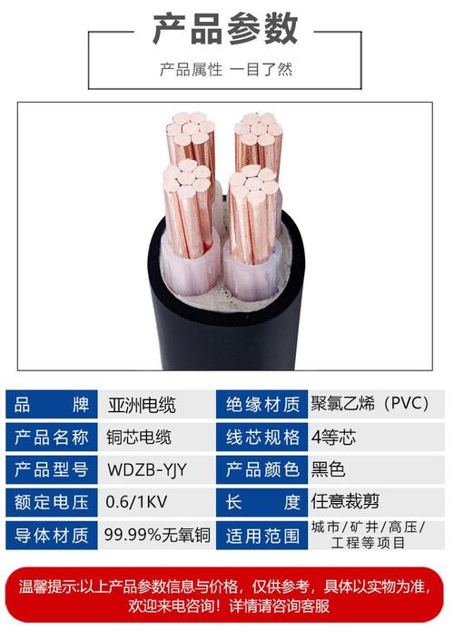 yjy 4芯 输配变电系统市政公共设施工程建设电缆